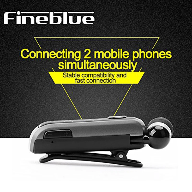 Оригинальные беспроводные наушники Fineblue F910 с Bluetooth V4.0 вибрирующее оповещение в