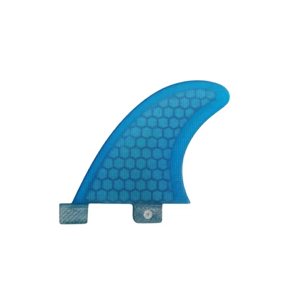 Blue GL SUP серфборд FCS Fin GL соты стекловолокна для серфинга FCS задние плавники - Цвет: Blue GL