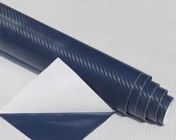 3D Dark Blue Car styling 200x50 см 3D 4D углеродного волокна виниловой пленки Водонепроницаемый с Розничная упаковка мотоцикл наклейки на авто автомагнитола стикеры инструмент наклейки на автомобильходовые огни для автосигнализация - Название цвета: 3D Dark Blue