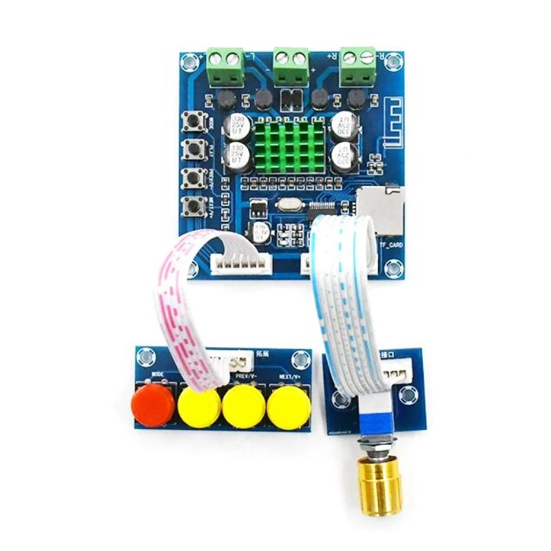 Bluetooth цифровой усилитель доска стерео аудио усилитель 2x15 Вт с Tone board TF карта воспроизведения