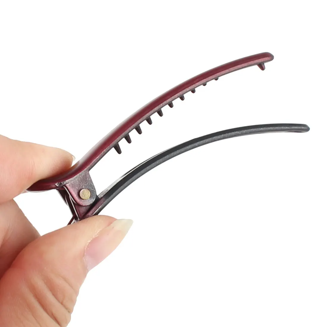 Девушка Пластиковые Зубец Крокодил Зубы Луки Волосы Клипы Ассорти Цвет 12 Шт. |