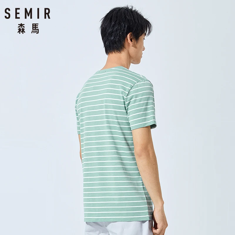 SEMIR printing Pure Cotton Designer T Shirt Men Tshirts Mens Short Sleeved T-shirts Fashion casual T-shirt | Мужская одежда