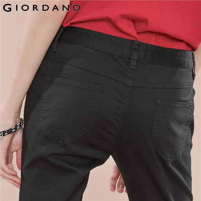 Giordano женские повседневные укорочённые брюки slim fit на средней талии данная модель