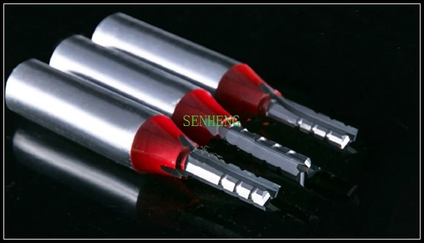 1 шт. 1/2*6*22 три флейты TCT Прямой бит ЧПУ фрезы Деревообрабатывающие инструменты