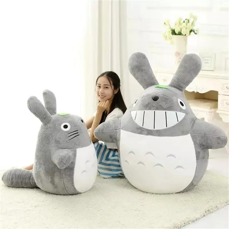 Totoro плюшевые игрушки 50 см известный мультфильм Totoro плюшевые куклы мягкие игрушки подушка Высокое качество Kawaii Аниме кукла детский подарок