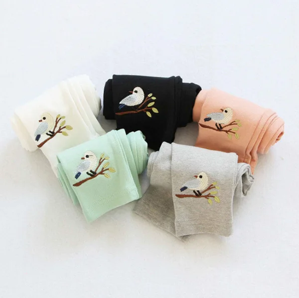 Лидер продаж Эластичные лосины Брюки для маленьких девочек Детские брюки ярких