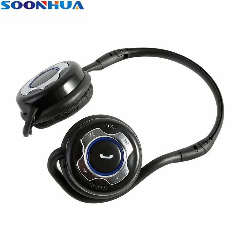 SOONHUA складные спортивные беспроводные Bluetooth наушники Hi-Fi стерео звук наушники музыкальные игровые с микрофоном для планшетных ПК iPhone iPad