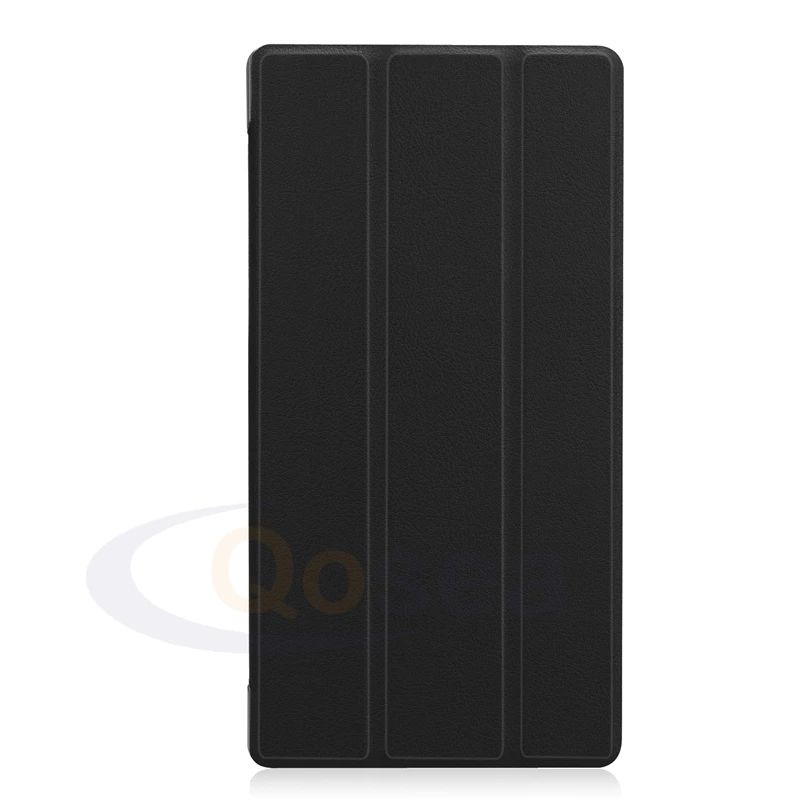 Qosea для Lenovo tab4 7 TB-7504 tb-7504f 2017 дюймов Кожа PU Смарт-Чехол Tab tb-7504x Планшеты PC Стенд