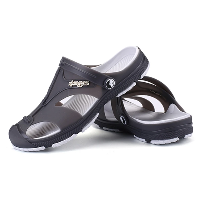 Сандалии мужские для пляжа и прогулок мягкие дышащие Нескользящие шлепанцы