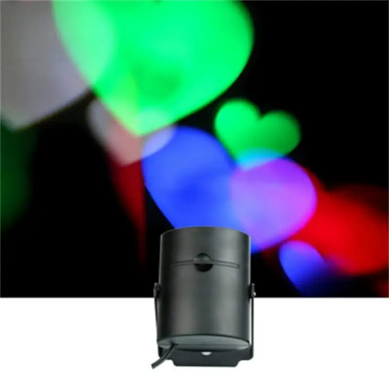 Мини-проектор 4 Вт RGB-подсветка освещение поворотной сцены светодиодов для