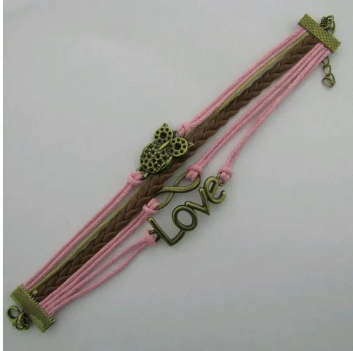 B091 Многофункциональный Модный Цветной восковой браслет в стиле ретро с рисунком