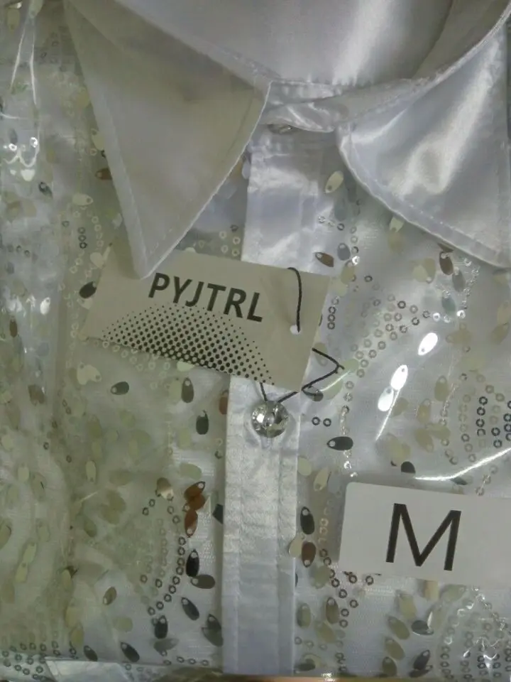 PYJTRL Мужская мода сценическое шоу фиолетовый Серебряный шт розовый желтый и синий