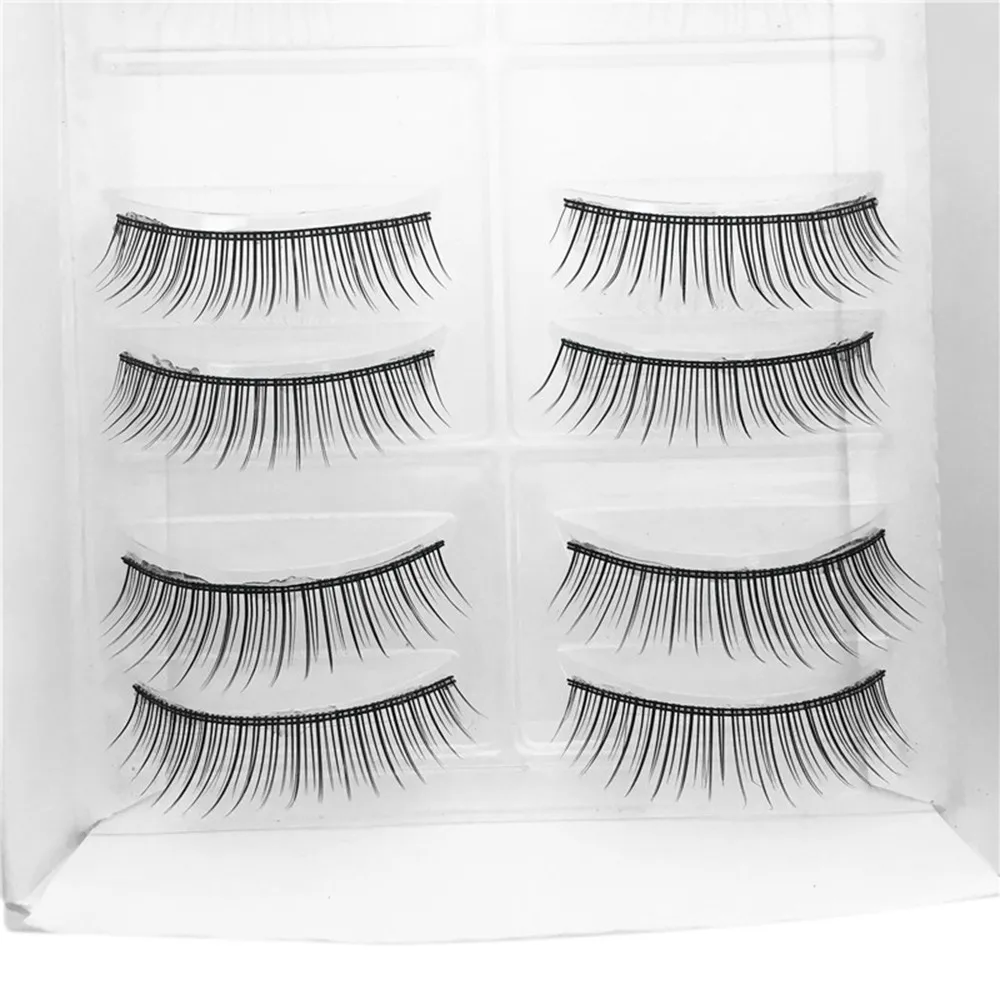 Накладные ресницы из искусственного меха 3D стиль пушистая полоса длинные