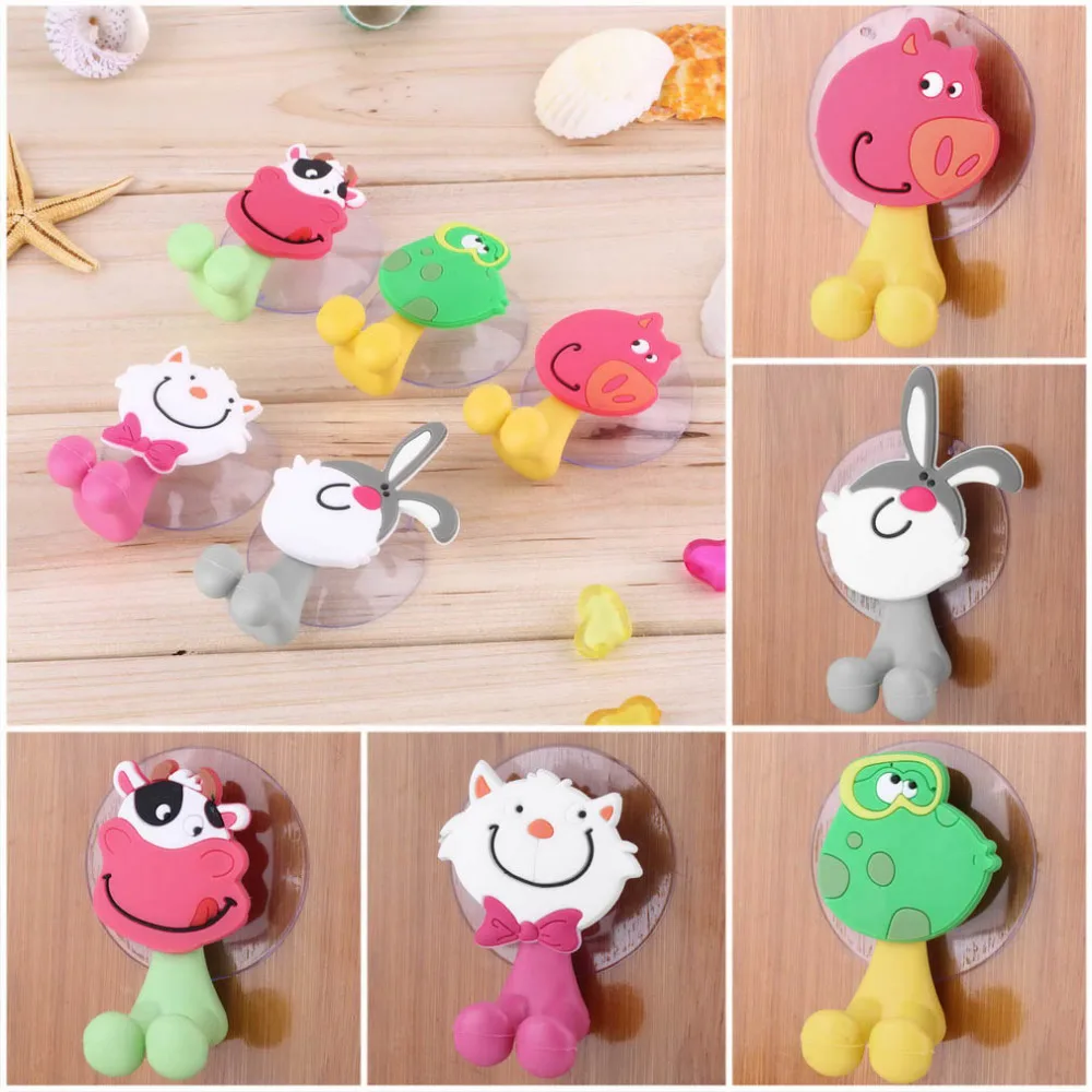 Настенный держатель для зубных щёток 24 цвета|cartoon sucker toothbrush holder|sucker holdertoothbrush holder |