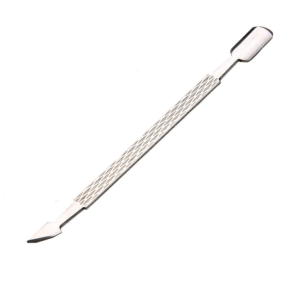 1PC Nail Art Cuticle Pusher 2 Ways Stainless Steel Remover Dead Skin Manicure Tool 2U81018 |