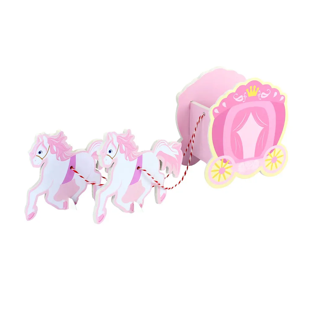 

Princess Carriage Party Table Decoration Carriage Table Centerpiece Kids Birthday Party Supplies Decoration Candy Centerpiece