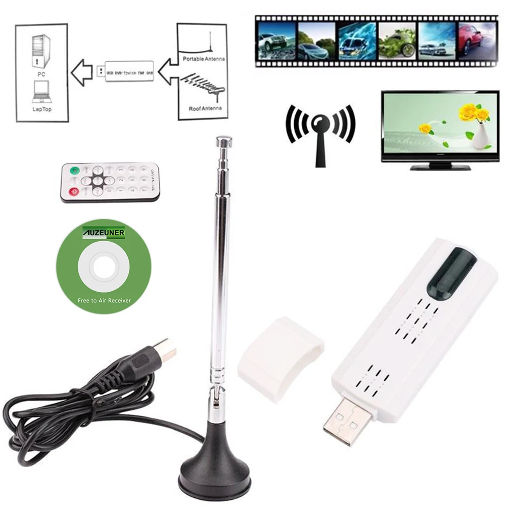 Lusya USB DVB-T/T2/c FM DAB PLP многомодовый SDR цифровой ТВ-тюнер T0235 | Электроника