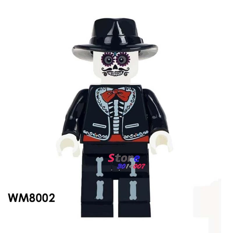 WM8002 1 шт., модель, строительные блоки, фигурки супергероев, кубики для детей, для девочек, домашние игры, сделай сам, игрушки для детей, подарок - Цвет: WM8002