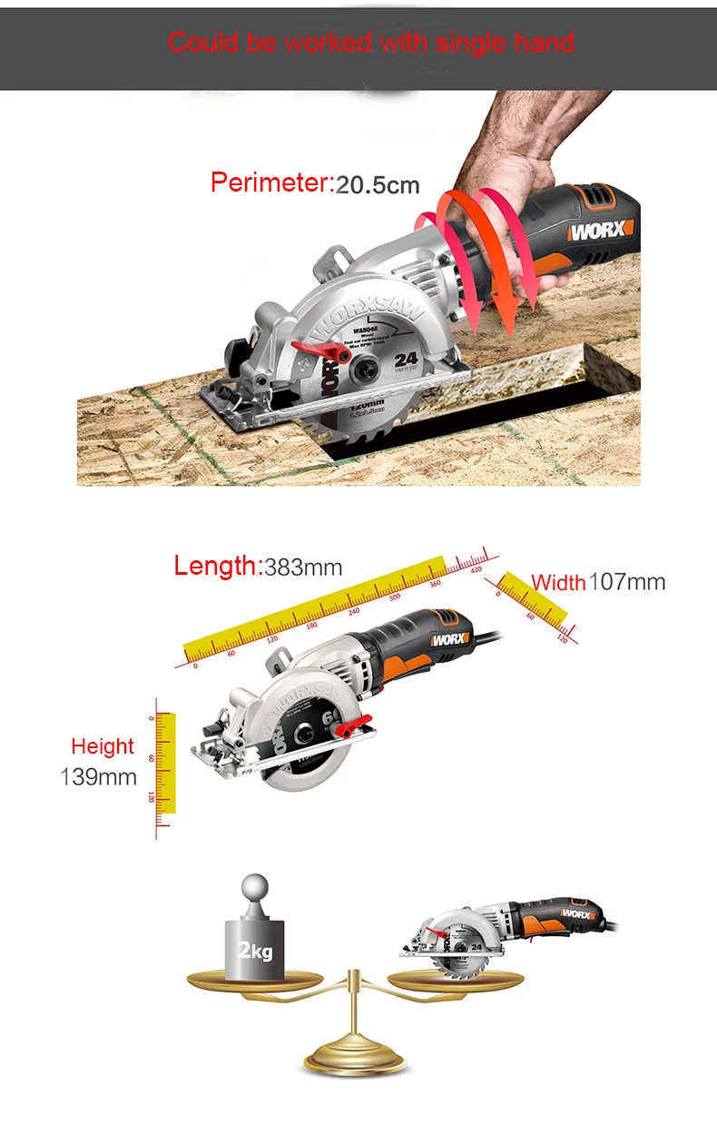 Один шт пильный диск для WORX Compact Циркулярная Пила модель WX429