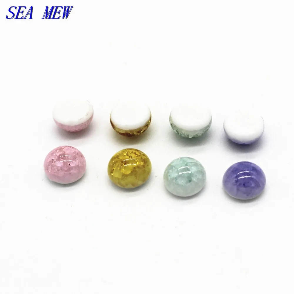 20 шт. круглые соединители для керамических бусин 8 мм|bead connector|connectors for jewelryconnectors