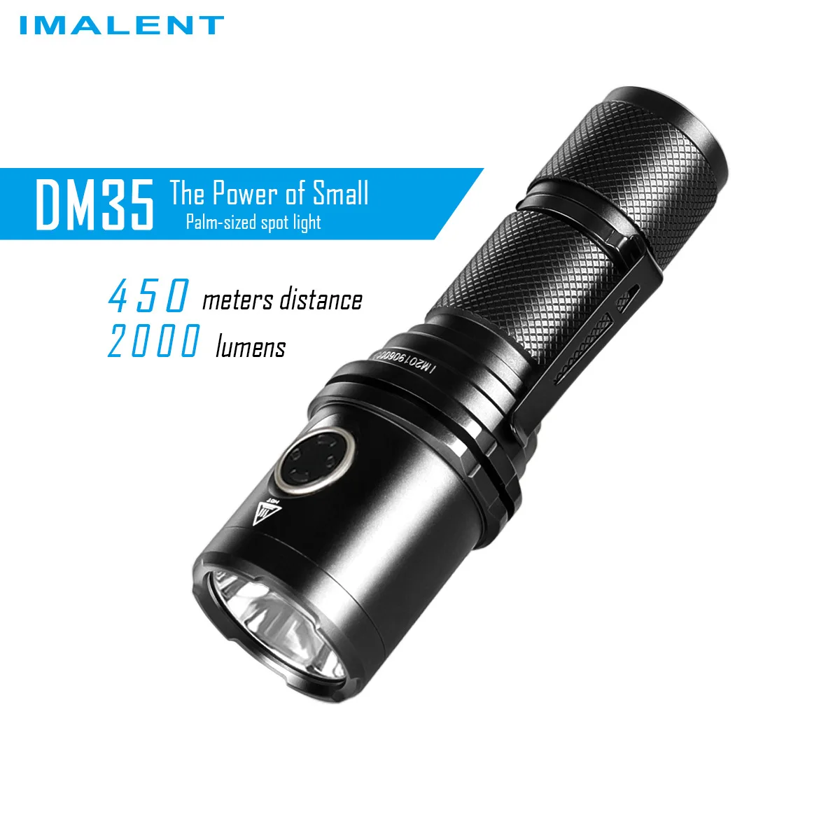 IMALENT DM35 Сверхяркие CREE XHP35 светодиодные тактические фонарики с аккумулятором