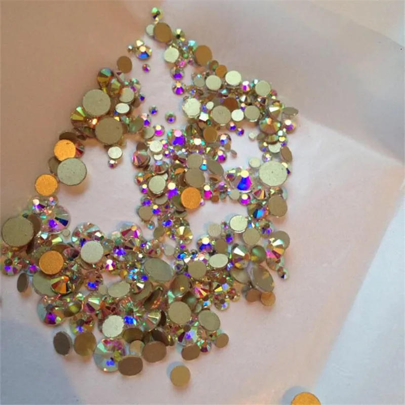 Высокая яркость смешанный размер 1000/упаковка Кристальный прозрачный AB