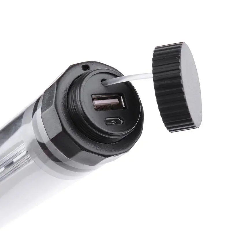 Waterproof USB Light Multifunctional LED Tube Outdoor Portable Multifunctional Emergency Fishing Hiking Camping Tube