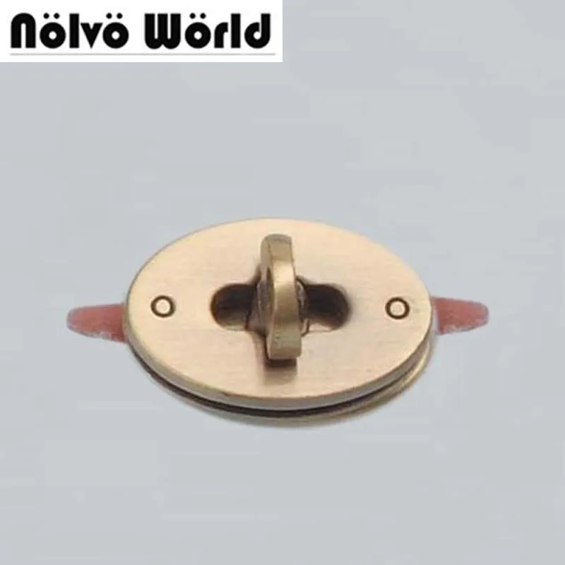 5 шт. металлические Чехлы для сумки 26 х17 мм|twist lock|turn lockbrass bag hardware |