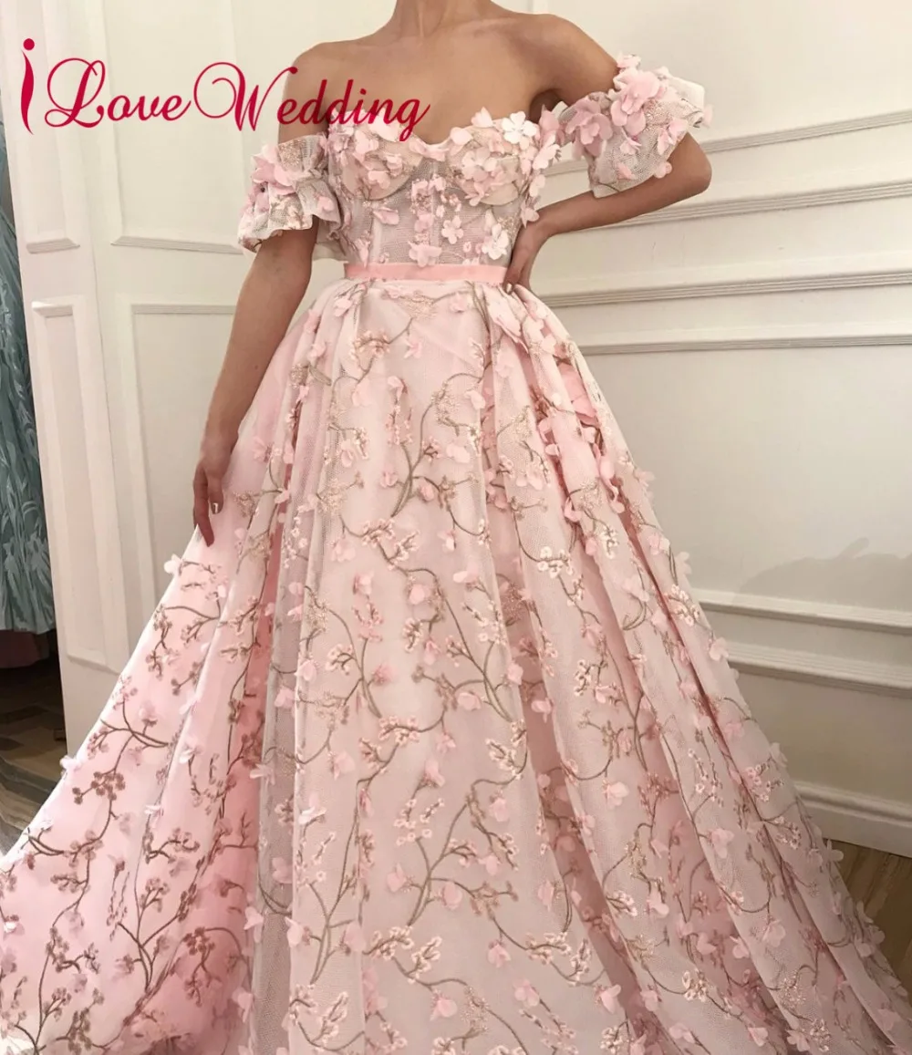 Ilovebridal милое 3D кружево ручной работы Цветы Сделанные на заказ трапециевидные