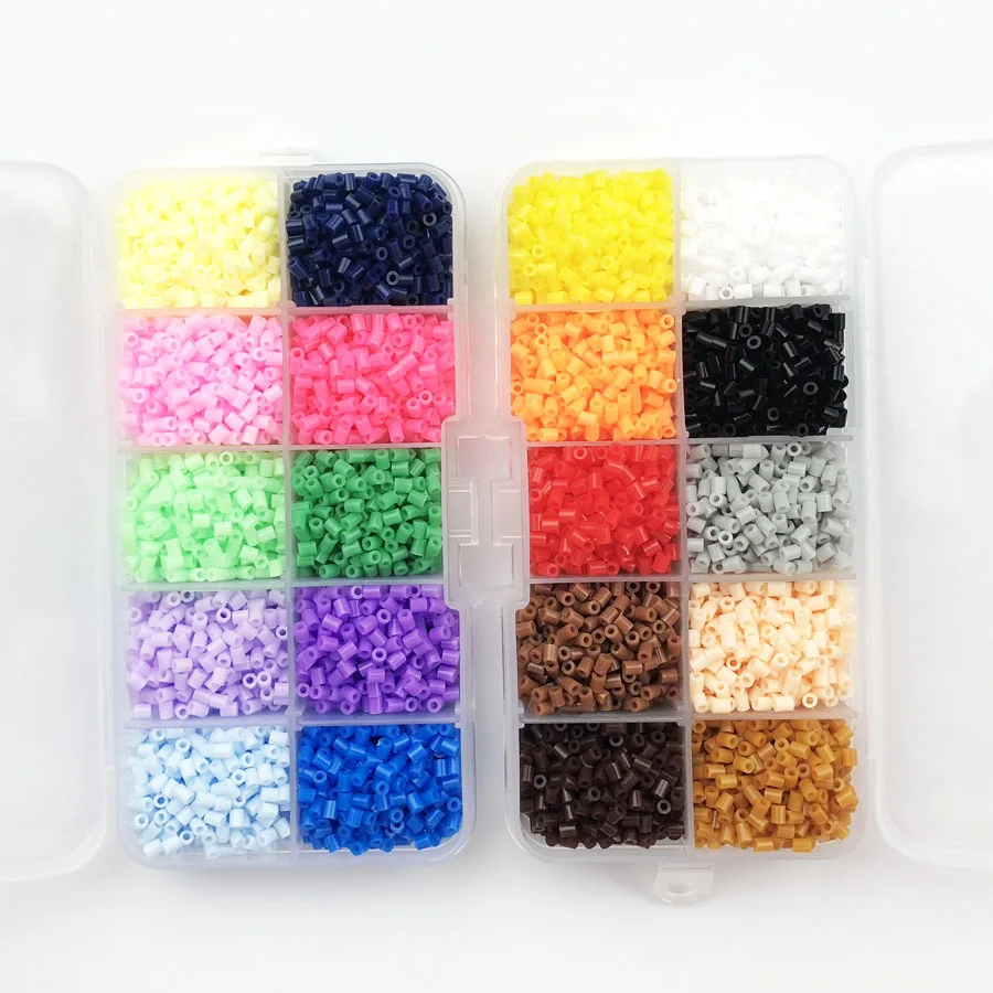 2 6 мм упаковочная коробка для бисера Hama бусины perler PUPUKOU обучения детей