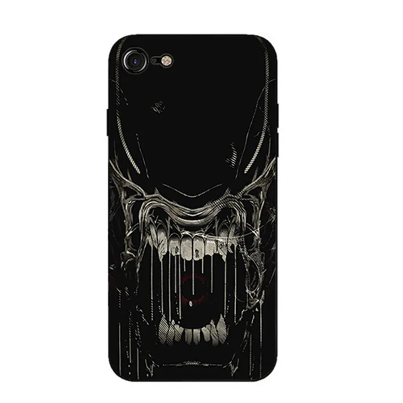 Америка фильм Хищник Мягкий силиконовый чехол из ТПУ для Iphone 6 6S 7 8 плюс X10 5