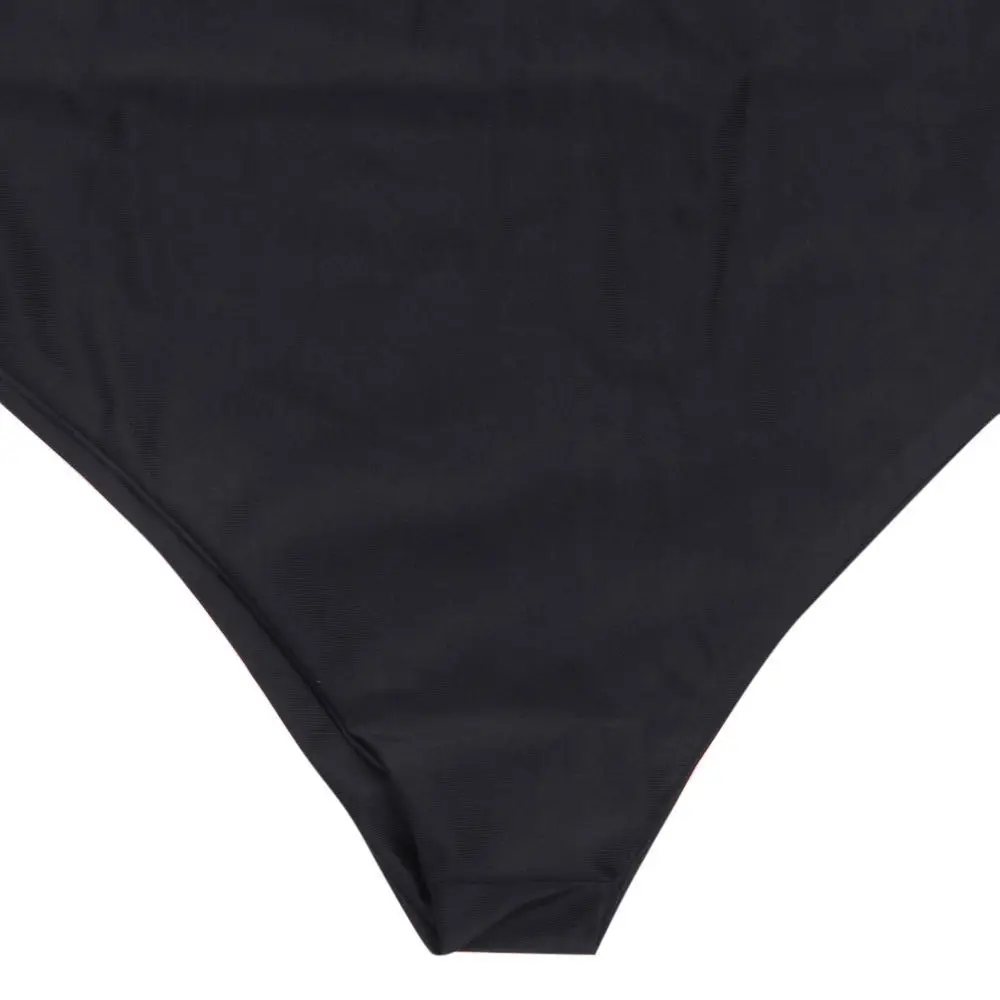 Женский сплошной купальник с треугольными вставками монокини пуш ап бандажный