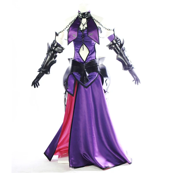 Костюм для косплея из аниме Fate Grand Order одежда фиолетового цвета с доспехом полный