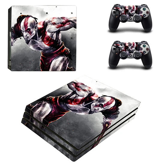 NO.4 HOMEREALLY наклейка s для playstation 4 pro GOD OF WAR playstation 4 pro наклейка s ps4 pro наклейка для кожи ps4 Консоль pro ПВХ наклейка - Цвет: NO.4