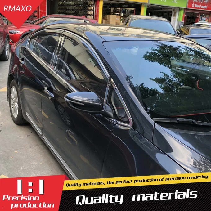 Пластиковый козырек на окно для Kia Forte дефлектор от солнца и дождя K3 автомобильные