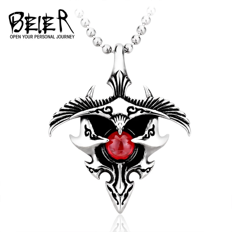 Новый магазин от Beier ожерелье с подвеской орлом из нержавеющей стали 316L |