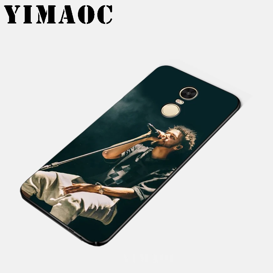 Мягкий силиконовый чехол YIMAOC J Cole Hip Hop ДЛЯ Xiao mi Red 6 Note 4X 4A 5A 5 Plus A1 A2 Pro Lite 8 |