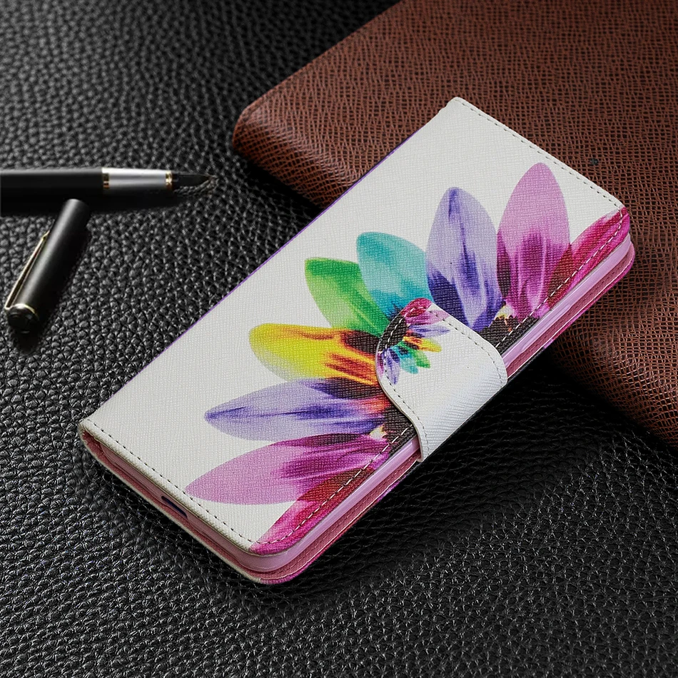 Модный чехол книжка с цветочным рисунком для iPhone 6 s S Plus 7 8 5 5S SE кошелек из