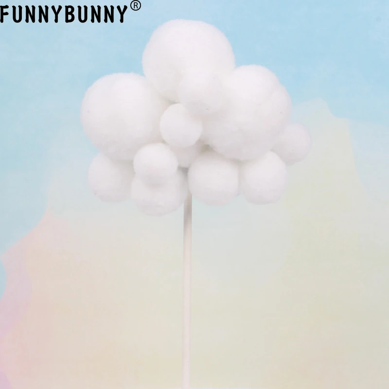Украшение для торта FUNNYBUNNY небольшие свежие мягкие милые большие облака