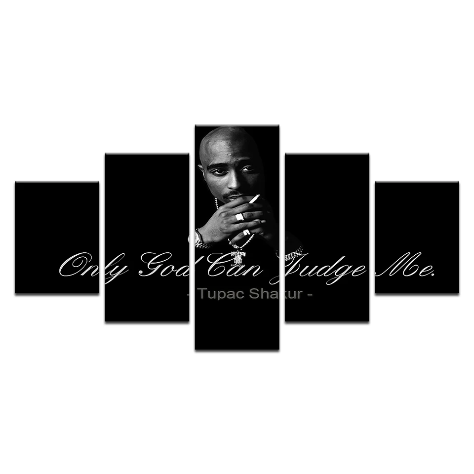 5 шт. 2Pac макавелли Тупак Амару Шакур современный домашний Настенный декор холст