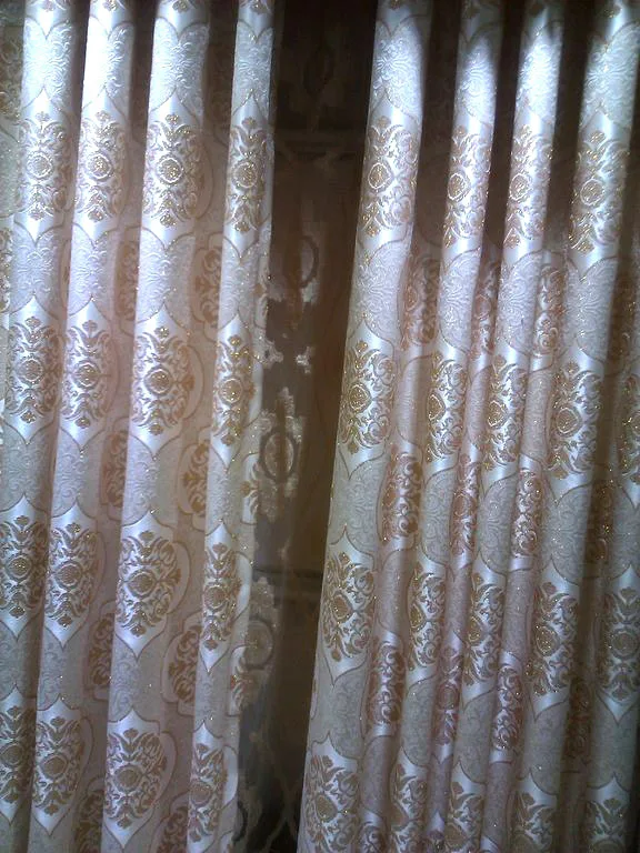 Шторы с вышивкой для дома кружевные золотые занавески яркие готовые тюлевые