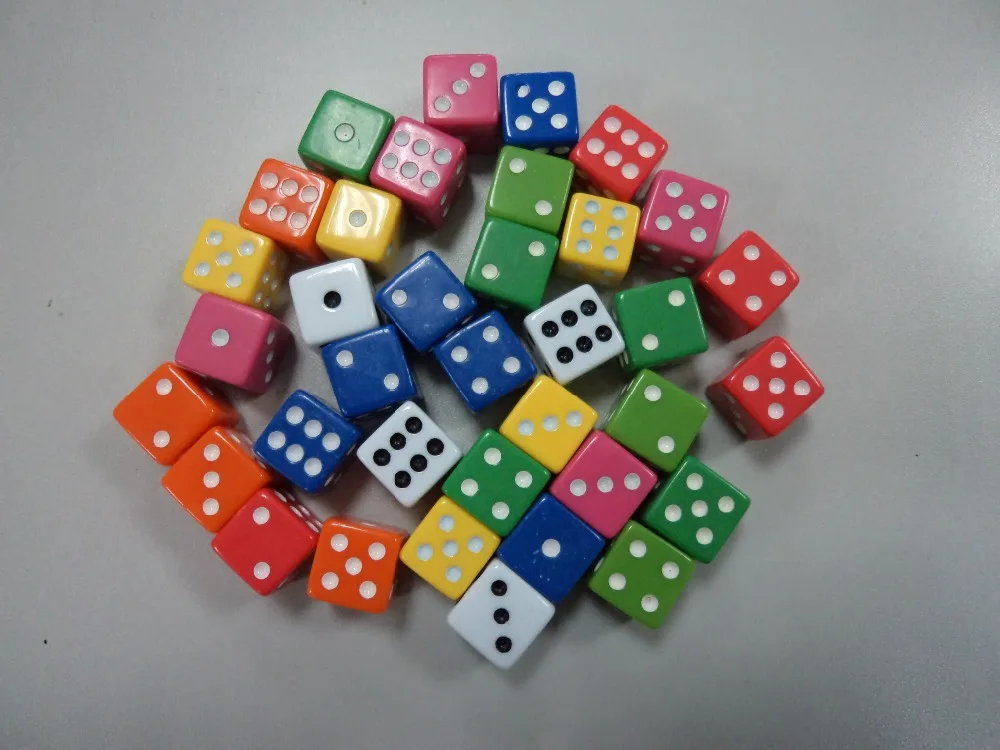 16 мм акриловые кости с боковым углом дюймов Лидер продаж коллекция экспортной