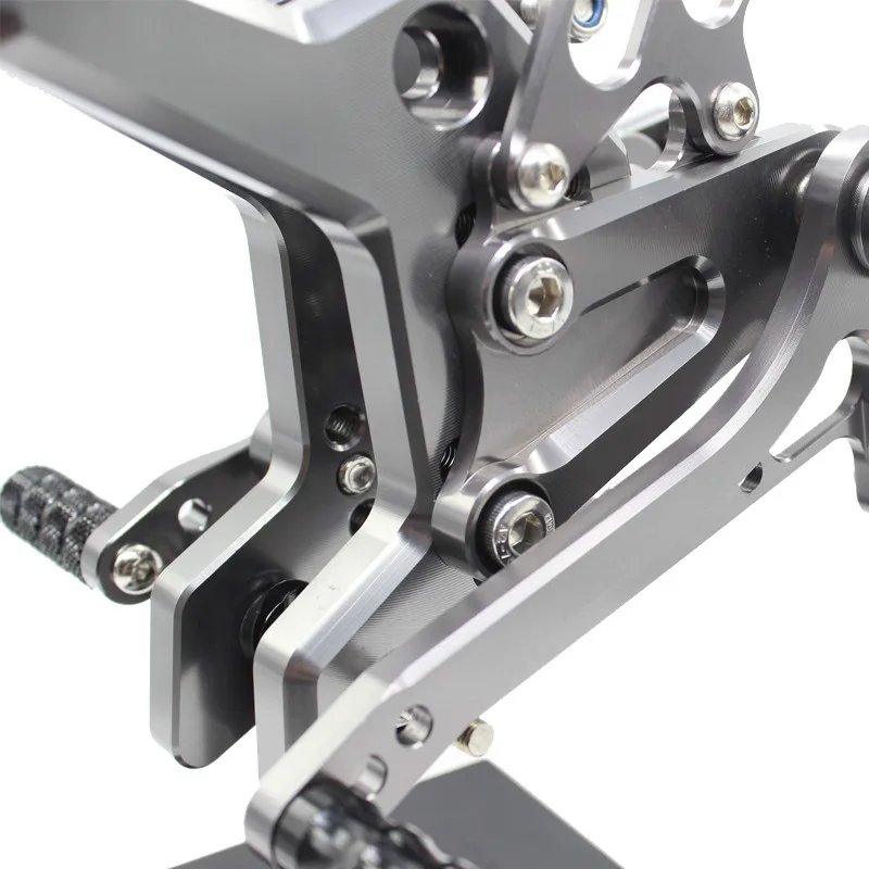 CNC алюминиевый мотоцикл Rearset мотоцикл подножка задние наборы регулируемая подножка для KAWASAKI Z750 Z 750 2004 2005 2006