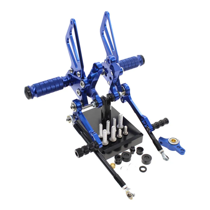 CNC Алюминиевые Регулируемые Задние подножки для Ducati 1098 1098S 1198 848 EV0 2008 2009 2010 2011 2012 2013