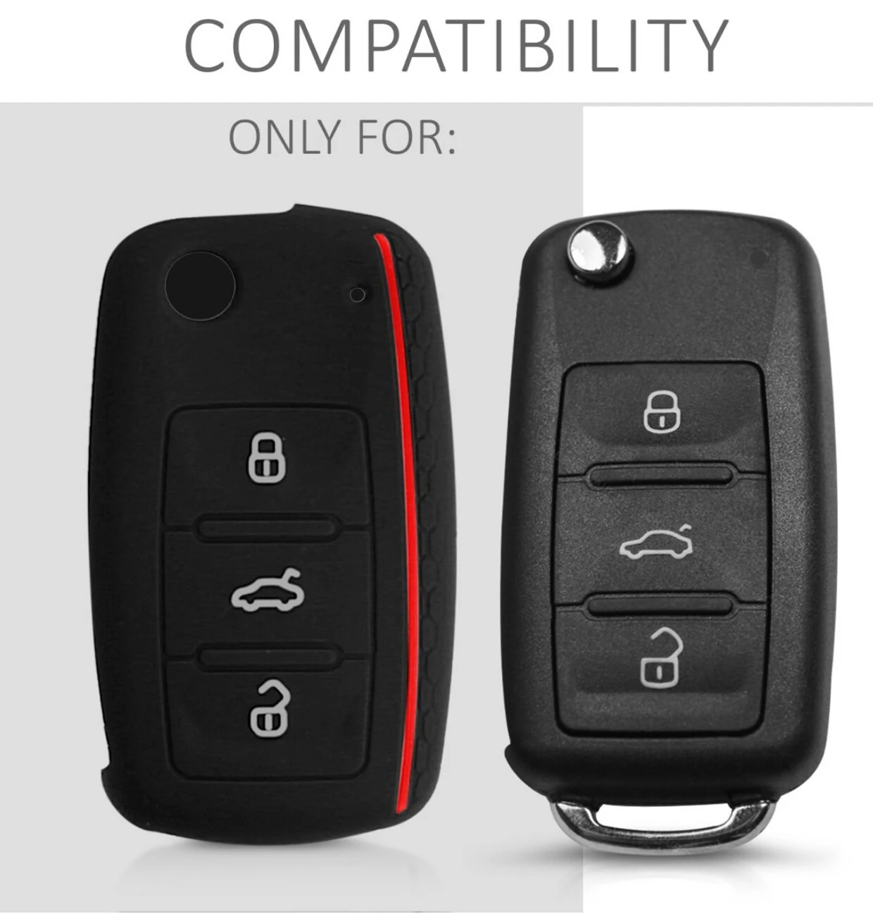Car Key Protector For Skoda Yeti Superb Rapid Octavia for SEAT Leon Ibiza 3 Auto Accessories Replacement Case Shell | Автомобили и
