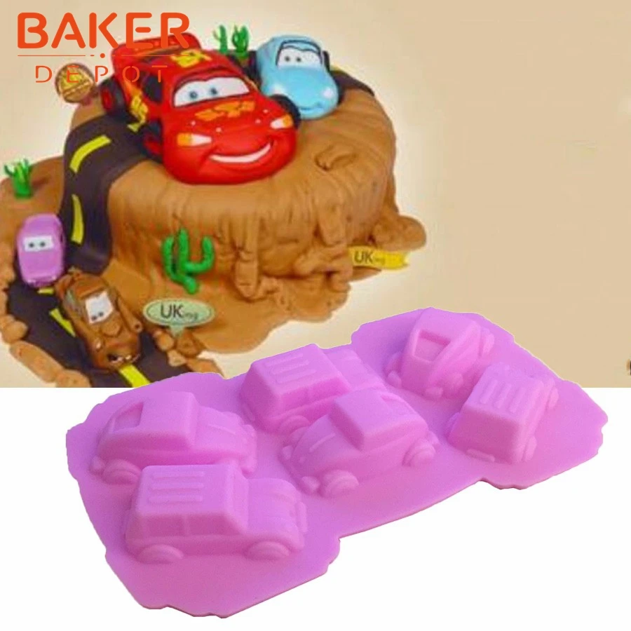 BAKER DEPOT 6 отверстий автомобильная Спортивная креативная силиконовая форма для