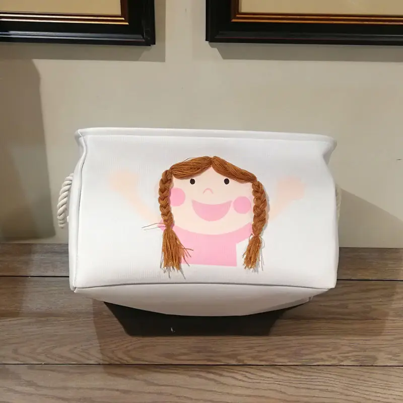 40x28xH24cm 2019 Новая тканевая корзина скандинавские Детские корзины для игрушек книг