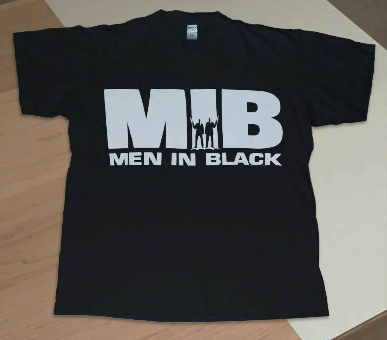 

Vintage Men in Black Movie 1997 T Shirt New Summer Short Sleeves Cotton T-Shirt Fashion