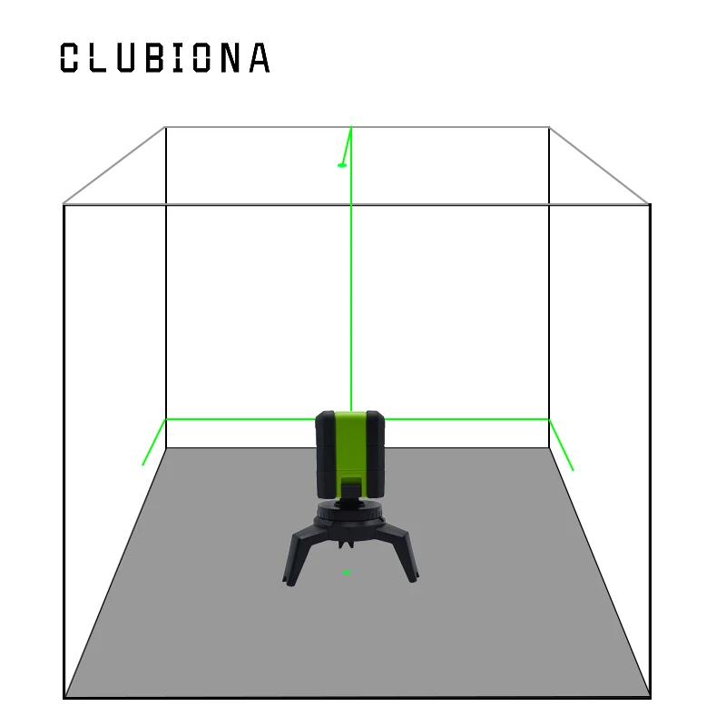 Лазерный уровень Clubiona самонивелирующийся лазер 2 линейный точечный CE и FCC с