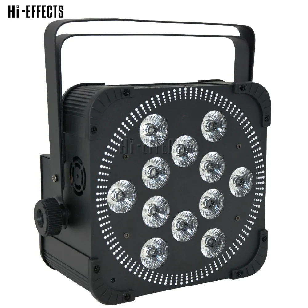 2 шт./лот сценическое освещение 12x18 Вт LED батарея Par свет блестящие Свадебные огни